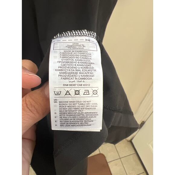 COPY - Adidas Tee Dress black in 2X sporty summer cotton - Picture 6 of 9